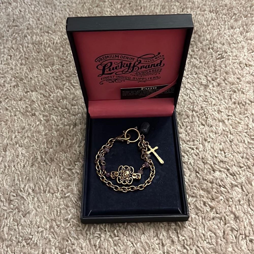 Lucky Brand Gold Charm Bracelet
